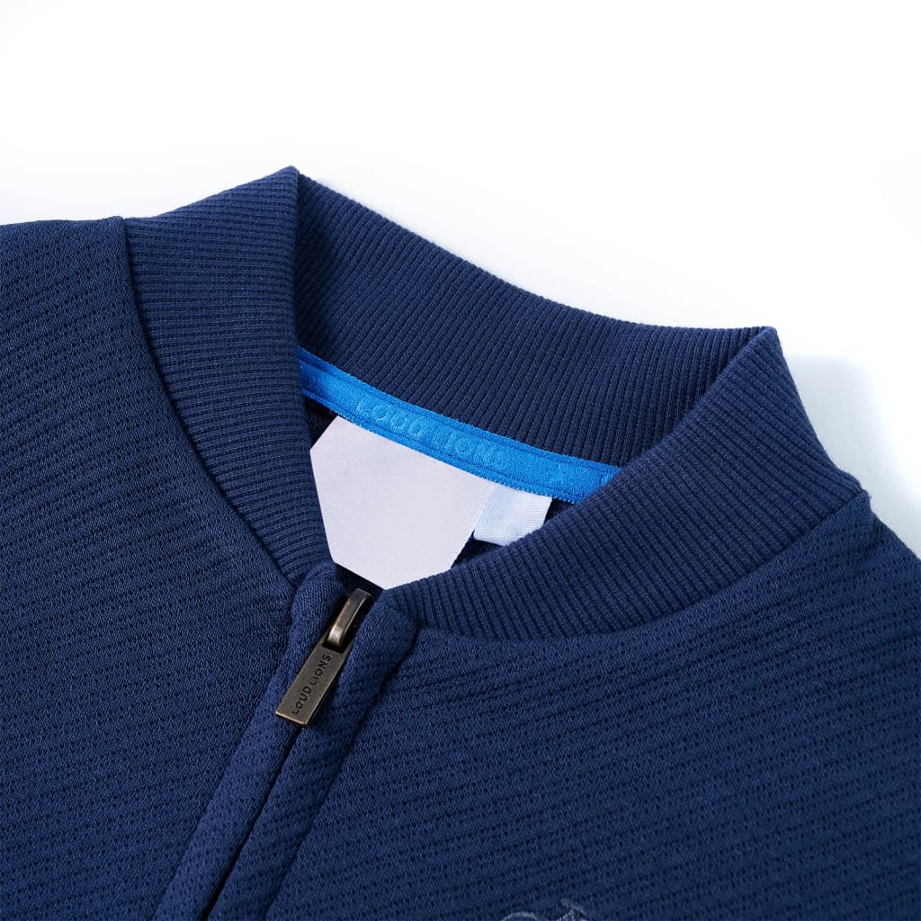 Vidaxl Children's Vest with Rits 104 Navy Blue
