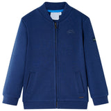 Vidaxl Children's Vest with Rits 128 Navy Blue