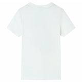 Vidaxl Children's shirt with short sleeves 104 ecru