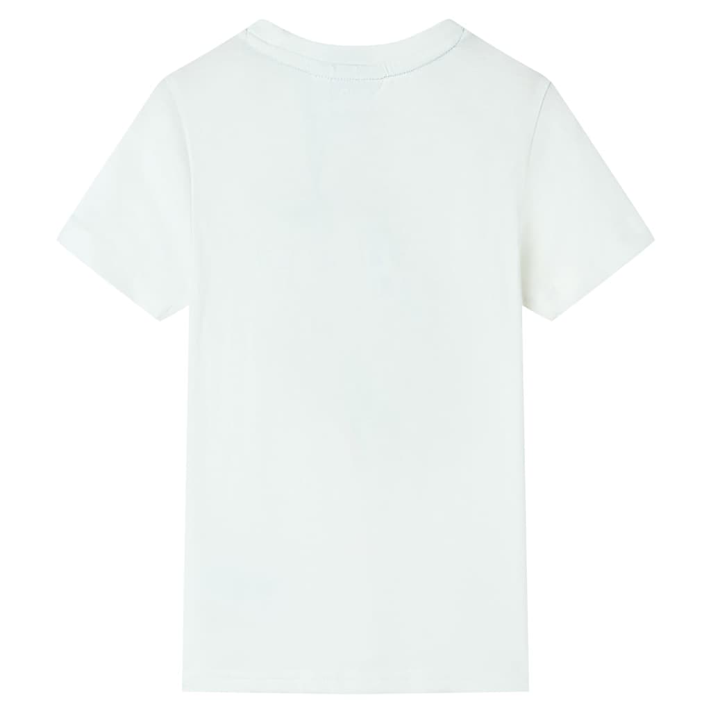 Vidaxl Children's shirt with short sleeves 140 ecru