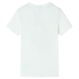 Vidaxl Children's shirt with short sleeves 140 ecru
