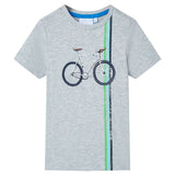 Vidaxl Children's shirt with short sleeves 92 Gray