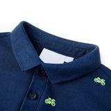 Vidaxl Dětská polo košile 92 Navy Blue