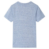 Vidaxl Children's shirt with short sleeves 104 mixed blue