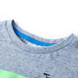 Vidaxl Children's shirt with short sleeves 116 mixed blue
