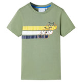 Camicia per bambini Vidaxl con maniche corte 140 presa luce -lorata