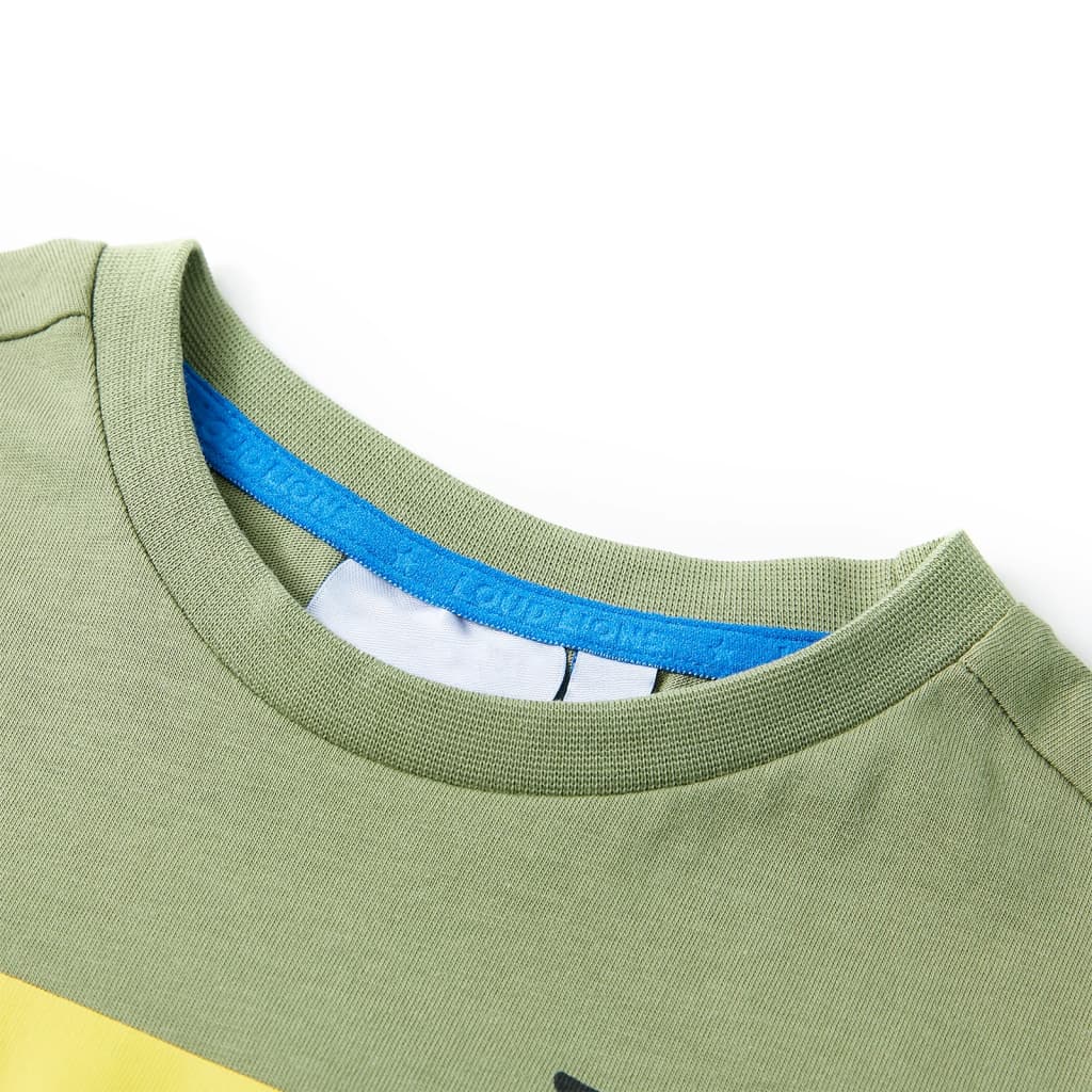 Camicia per bambini Vidaxl con maniche corte 140 presa luce -lorata