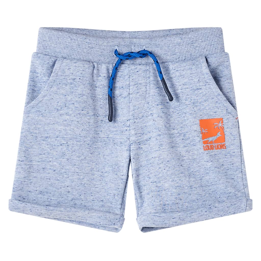 Vidaxl Children's Shorts with Trekoord 104 Mixed Blue