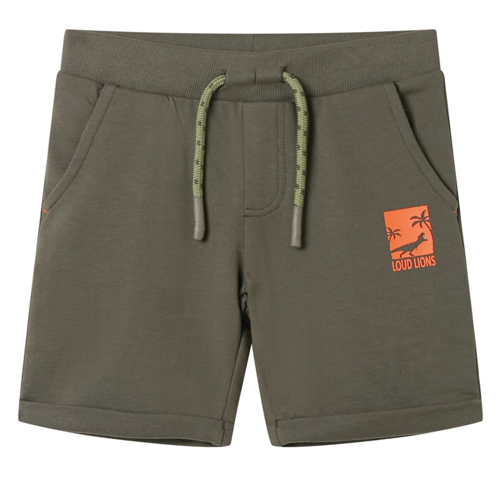 Vidaxl Children's Shorts with Trekkoord 92 Donkerkaki