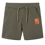 Vidaxl Children's Shorts with Trekkoord 92 Donkerkaki