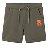 Vidaxl Children's Shorts with Trekoord 140 Donkerkaki