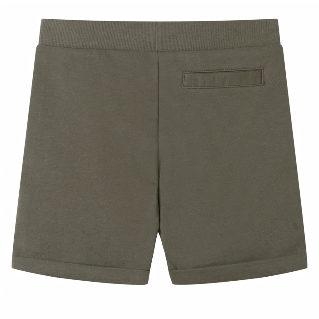 Vidaxl Children's Shorts with Trekoord 140 Donkerkaki