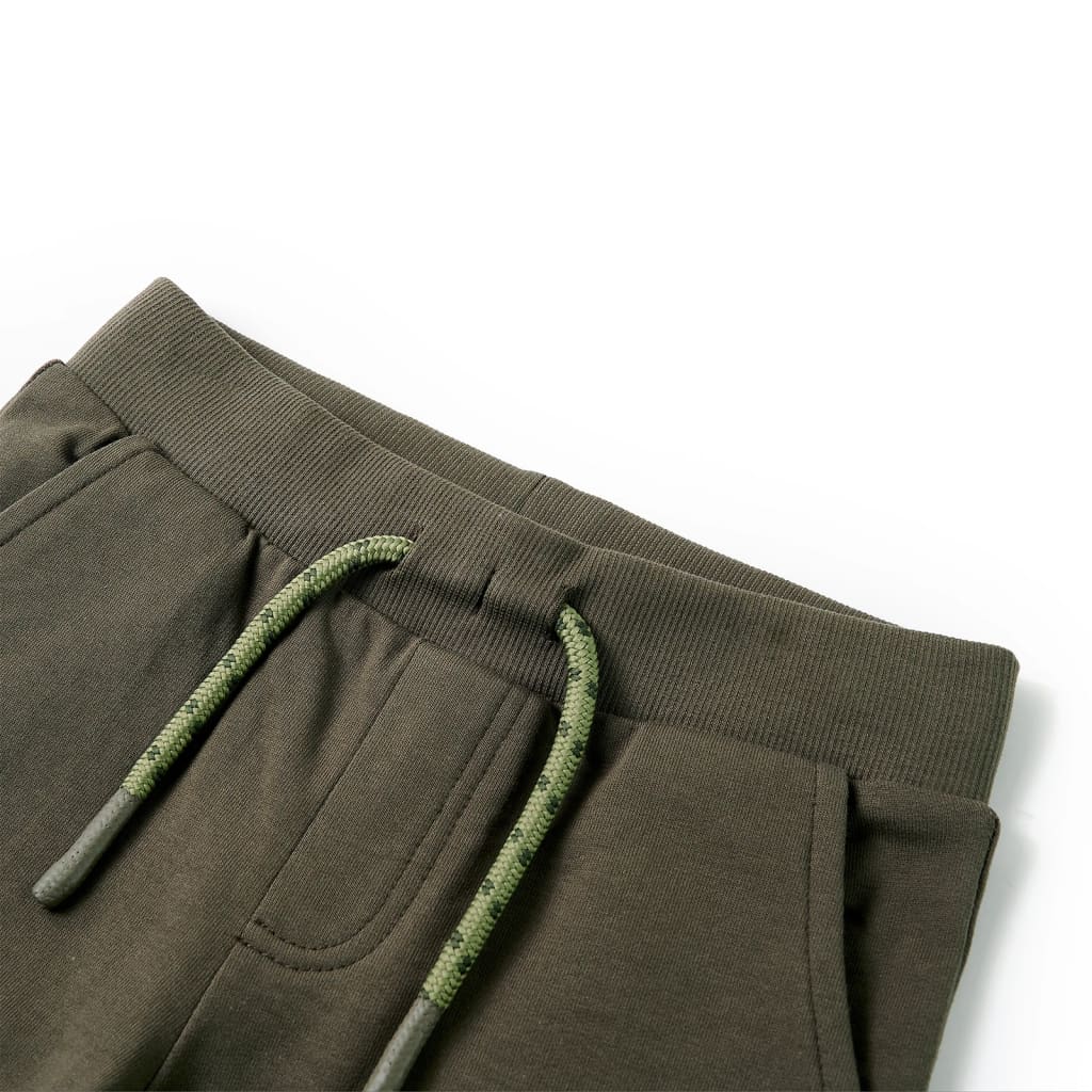 Vidaxl Children's Shorts with Trekoord 140 Donkerkaki