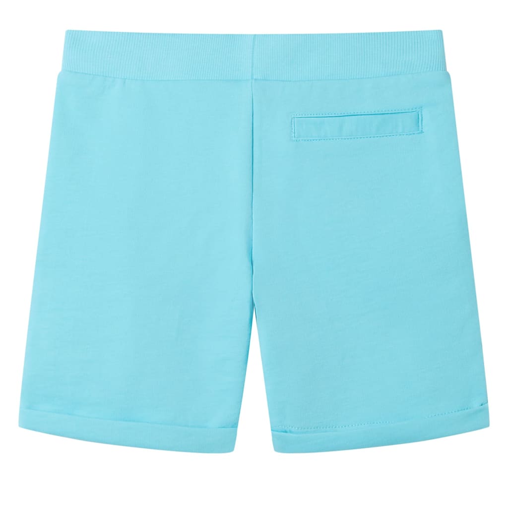 Vidaxl Children's Shorts with Trekoord 128 Sea Blue