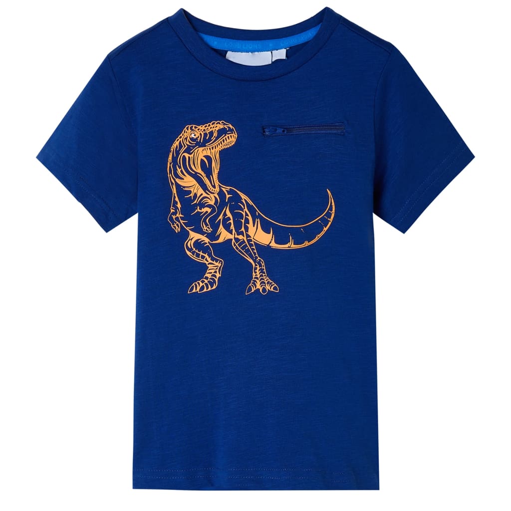 Vidaxl children's shirt with short sleeves 92 Dark blue
