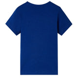 Vidaxl children's shirt with short sleeves 140 dark blue