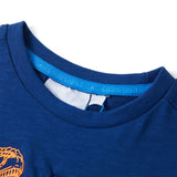Vidaxl children's shirt with short sleeves 140 dark blue