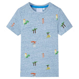 Vidaxl Children's shirt 140 mixed blue