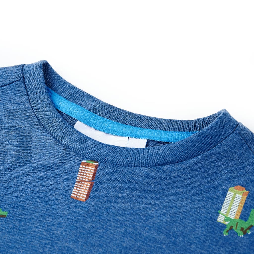 Vidaxl Children's shirt 116 mixed dark blue