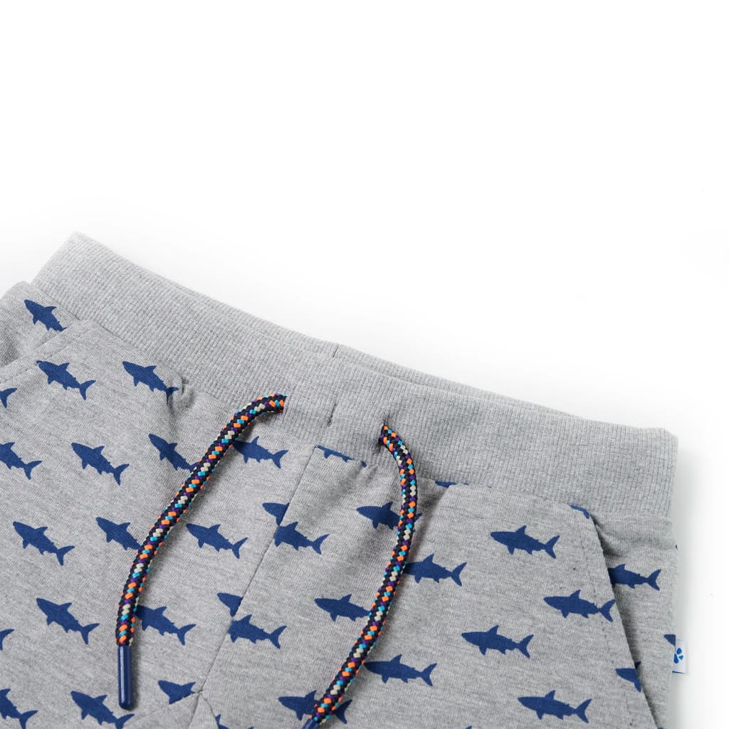 Vidaxl Children's Shorts with Trekkoord 92 mixed light gray