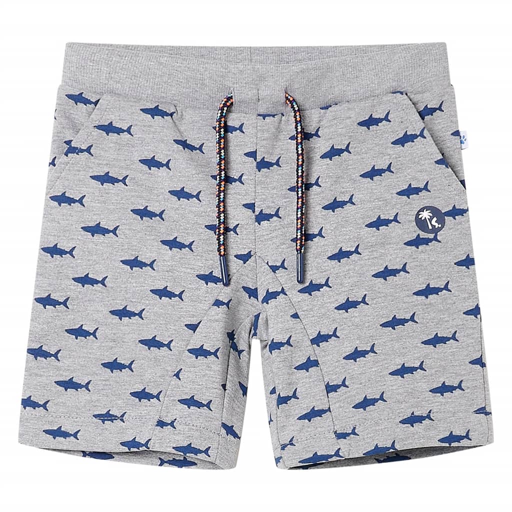 Vidaxl Children's Shorts with Trekoord 104 mixed light gray