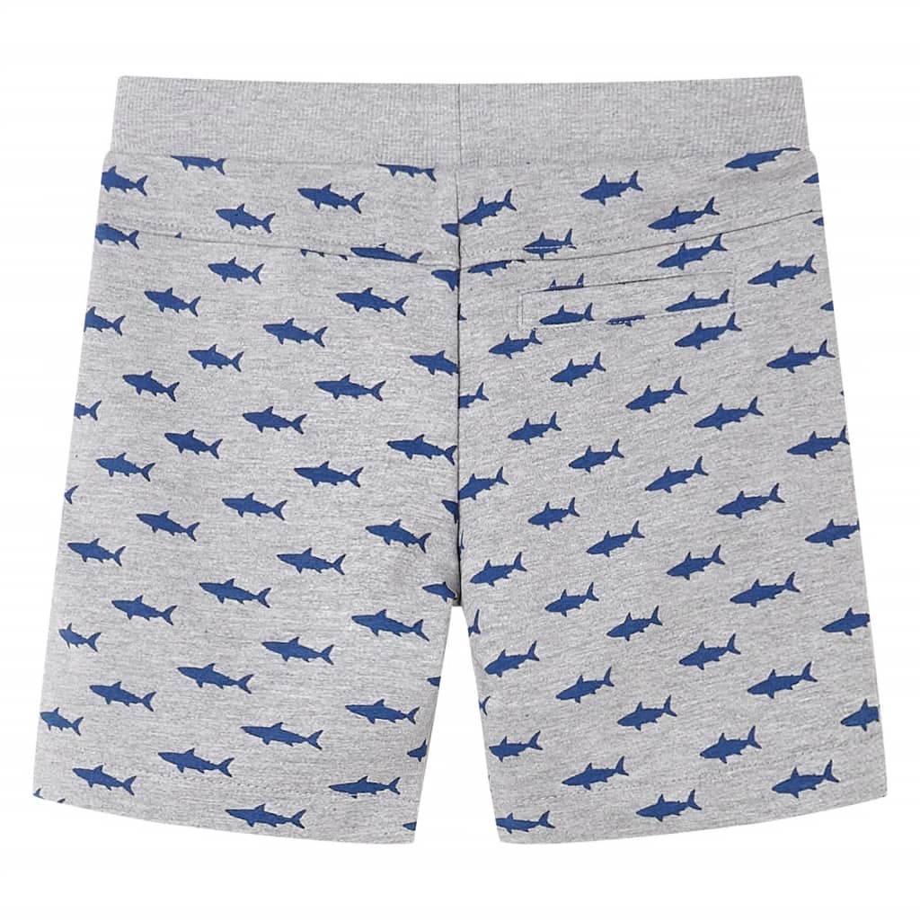 Vidaxl Children's Shorts with Trekkoord 128 mixed light gray