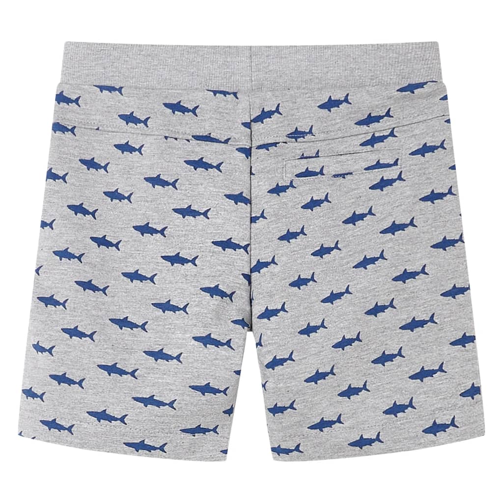 Vidaxl Children's Shorts with Trekoord 140 mixed light gray