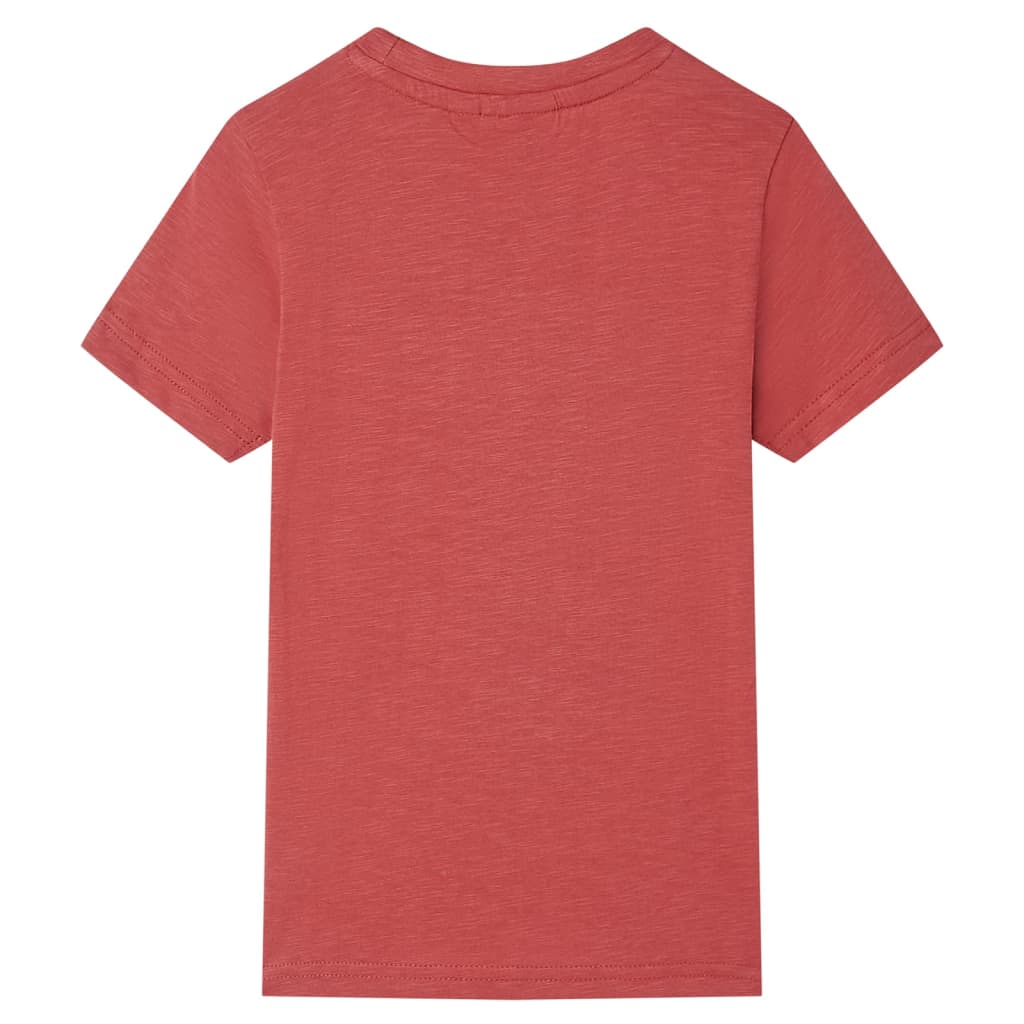 Vidaxl dětská košile 140 paprika jasná