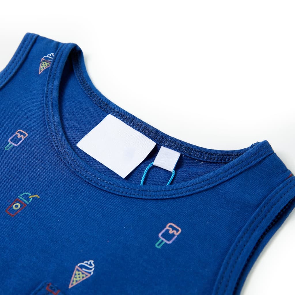 Vidaxl Otroci Top 116 temno modra