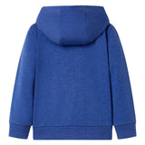 VidaXL Children's vest with hood and zipper 92 mixed dark blue