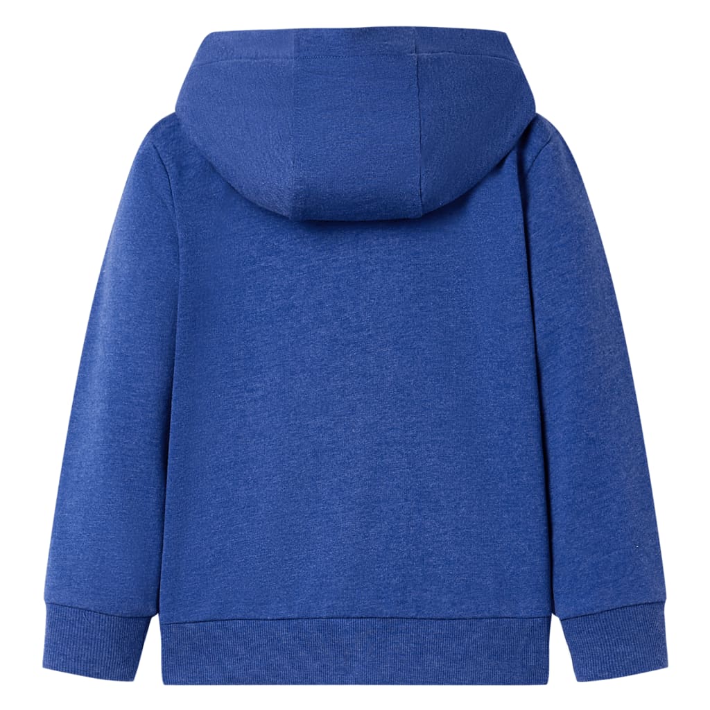 Vidaxl Children's vest with hood and zipper 140 mixed dark blue