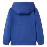 Vidaxl Children's vest with hood and zipper 140 mixed dark blue