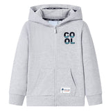 Vidaxl Children's vest with hood and zipper 92 Gray
