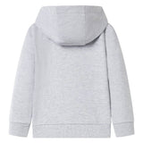 Vidaxl Children's vest with hood and zipper 104 Gray