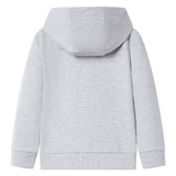 Vidaxl Children's vest with hood and zipper 128 gray