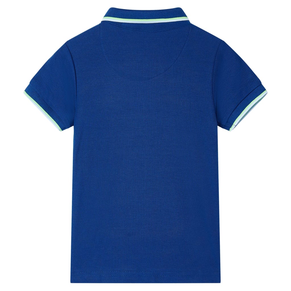 Vidaxl Children's Polo Shirt 104 Dark Blue