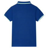 Vidaxl Children's Polo Shirt 116 Dark Blue