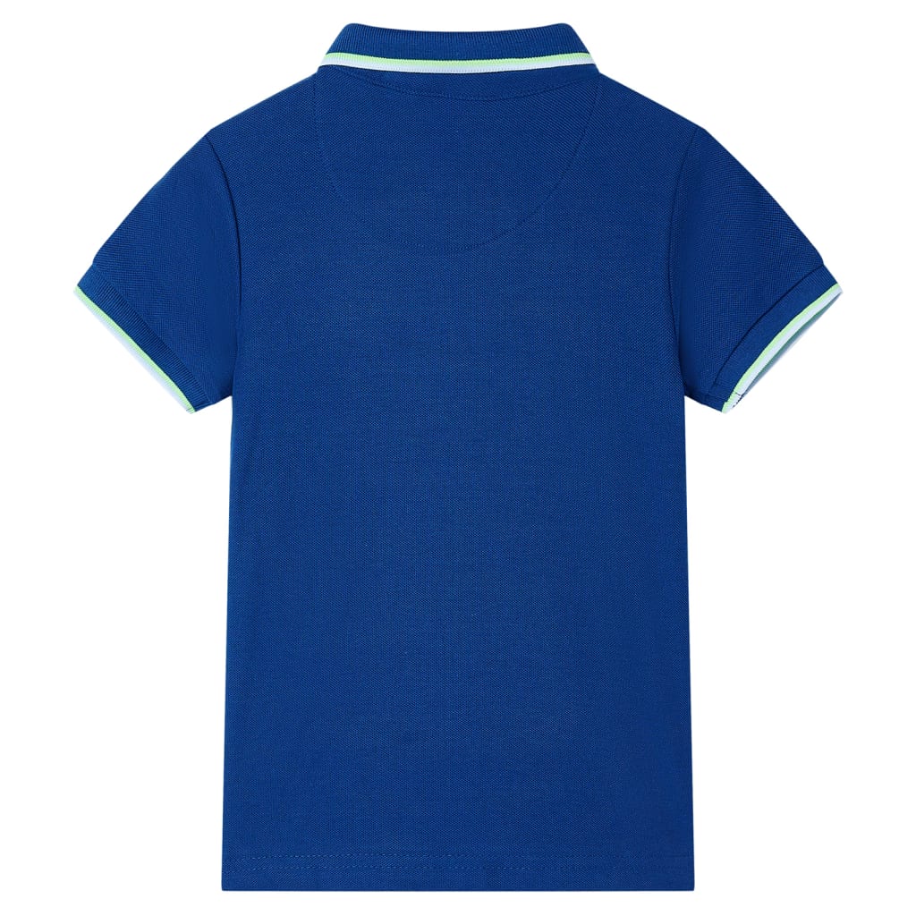 Vidaxl Children's Polo Shirt 128 Dark blue