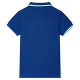 Vidaxl Children's Polo Shirt 128 Dark blue