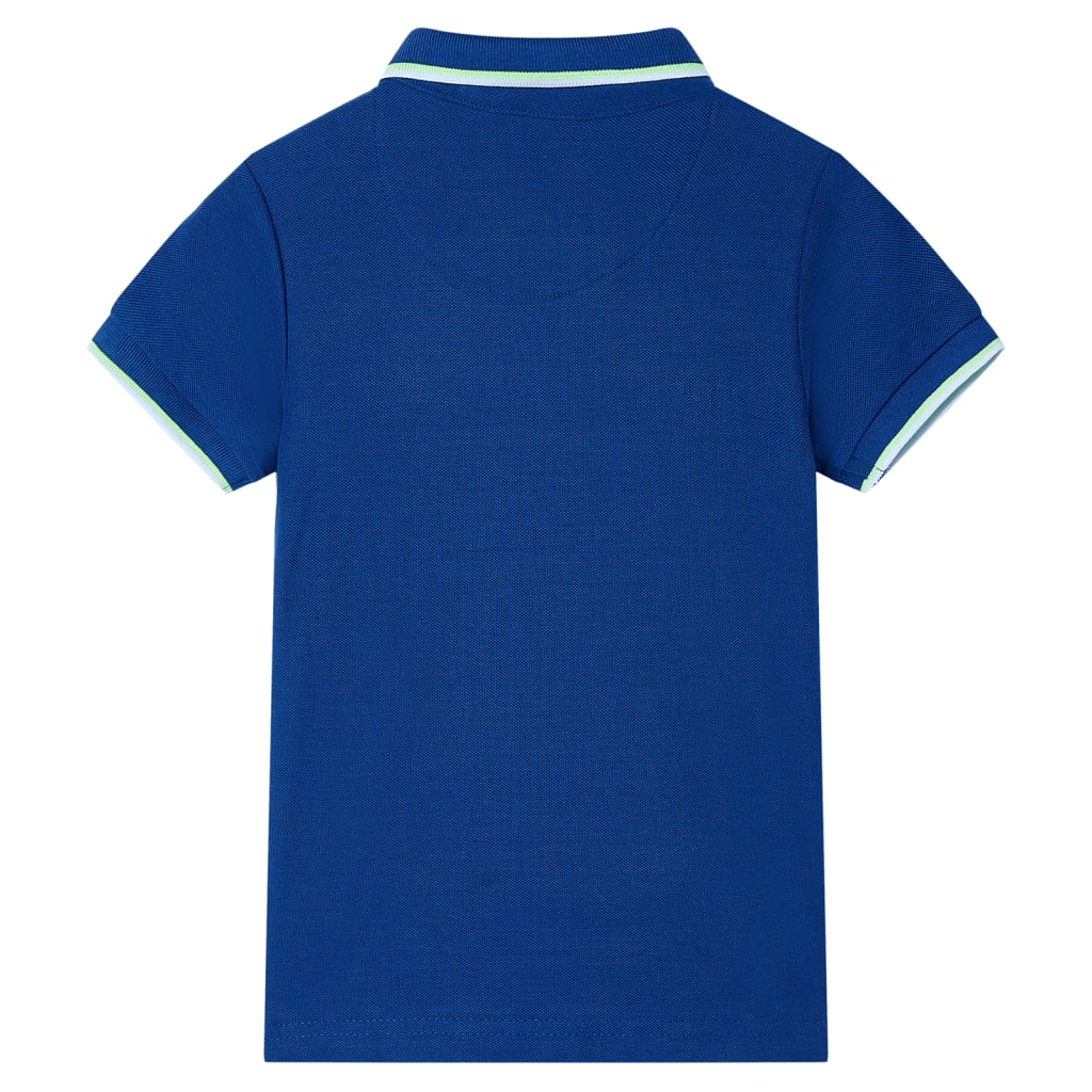 Otroška polo majica Vidaxl 140 temno modra