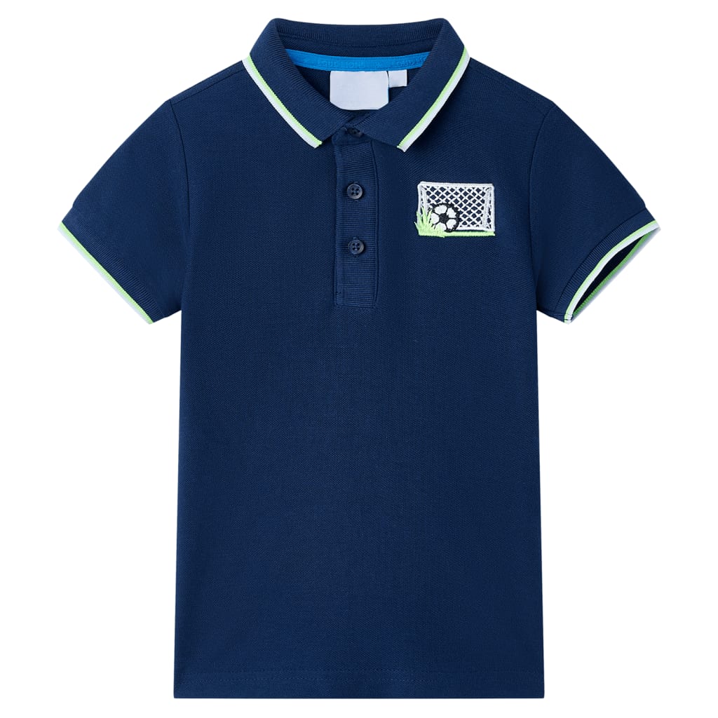 Vidaxl Children's Polo Shirt 92 Navy blue