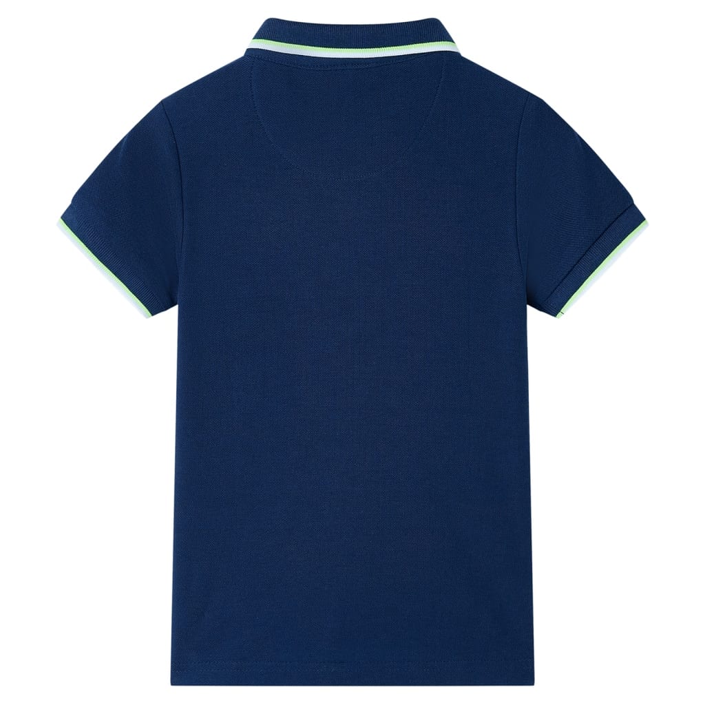 Vidaxl Children's Polo Shirt 92 Navy blue