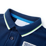 Vidaxl Children's Polo Shirt 92 Navy blue