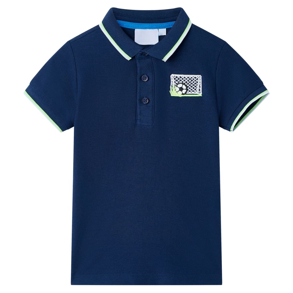 Vidaxl Children's Polo Shirt 104 Navy blue