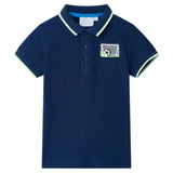 Vidaxl Children's Polo Shirt 104 Navy blue