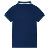 Vidaxl Children's Polo Shirt 128 Navy blue