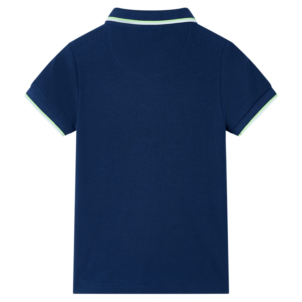 Vidaxl Children's Polo Shirt 140 Navy blue