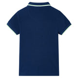 Vidaxl Children's Polo Shirt 140 Navy blue