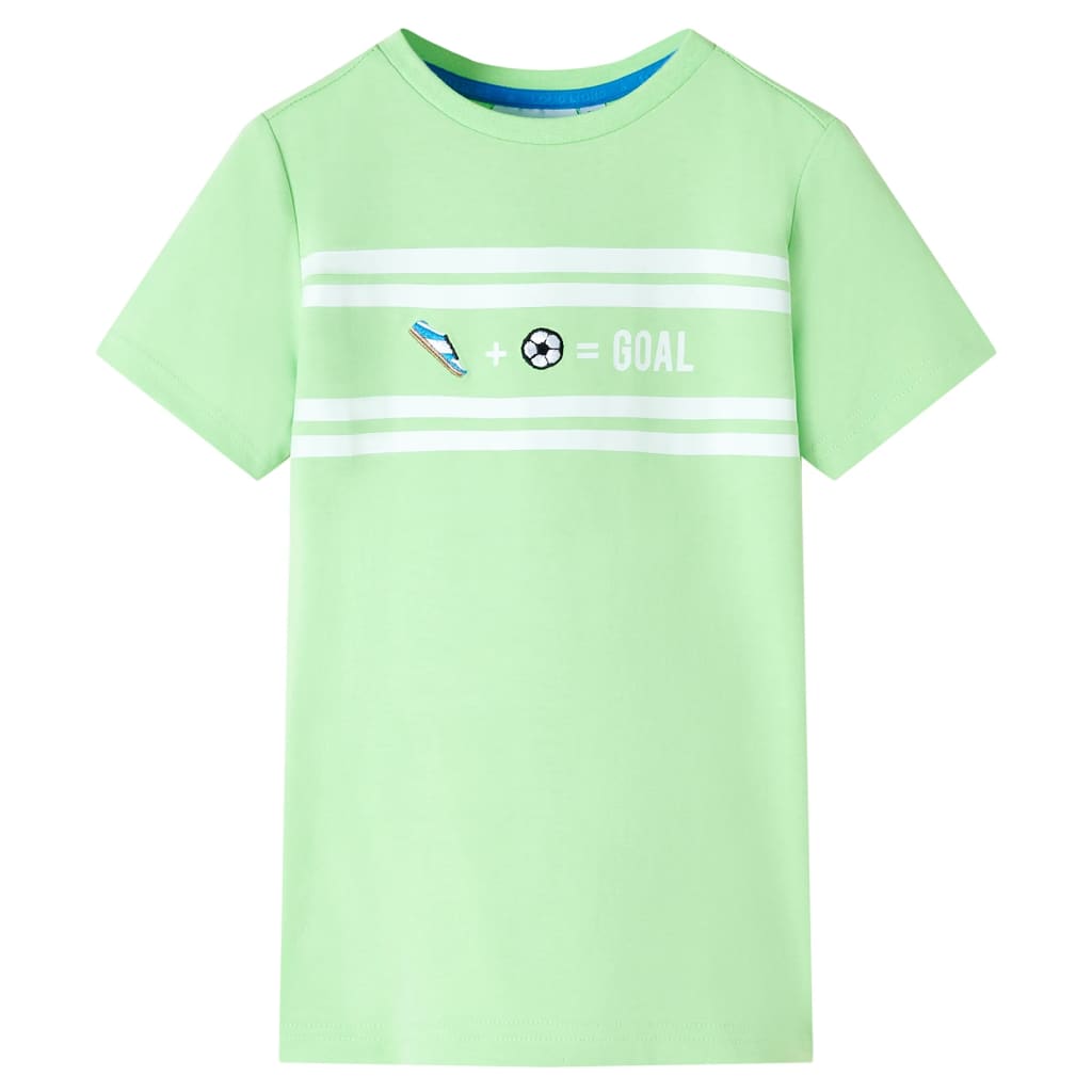 Otroška majica Vidaxl 104 Neongroen