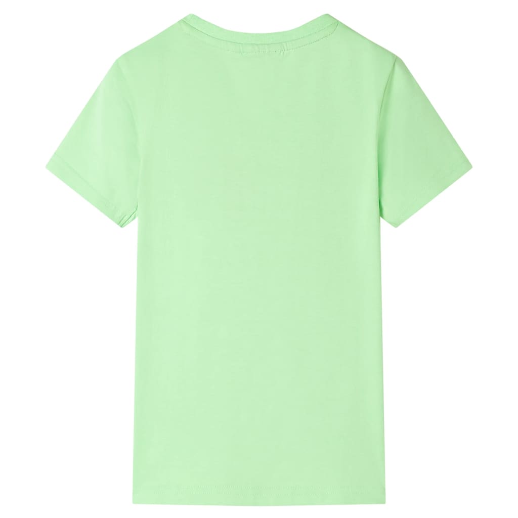 Otroška majica Vidaxl 104 Neongroen